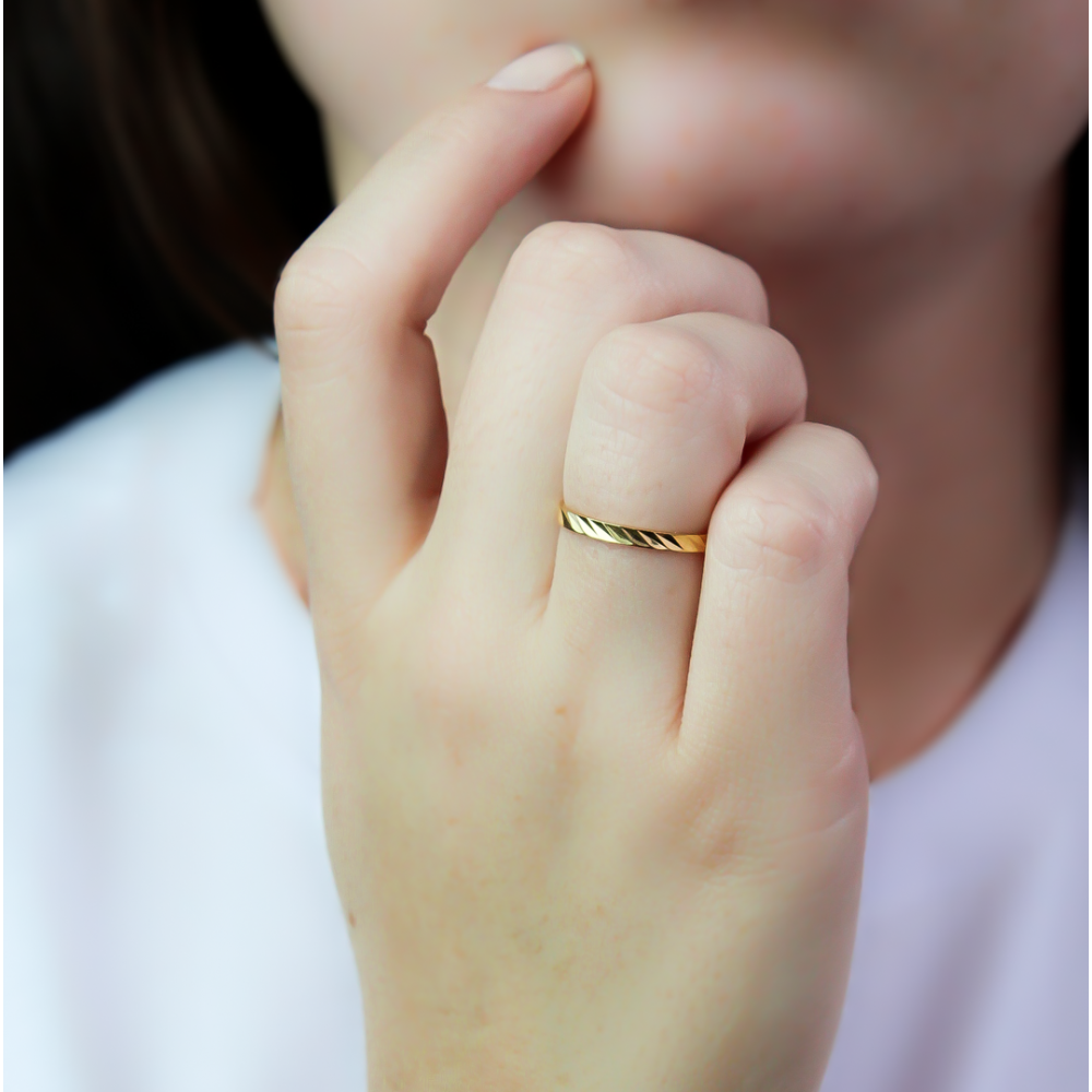 Par de Alianças de Ouro Vancouver