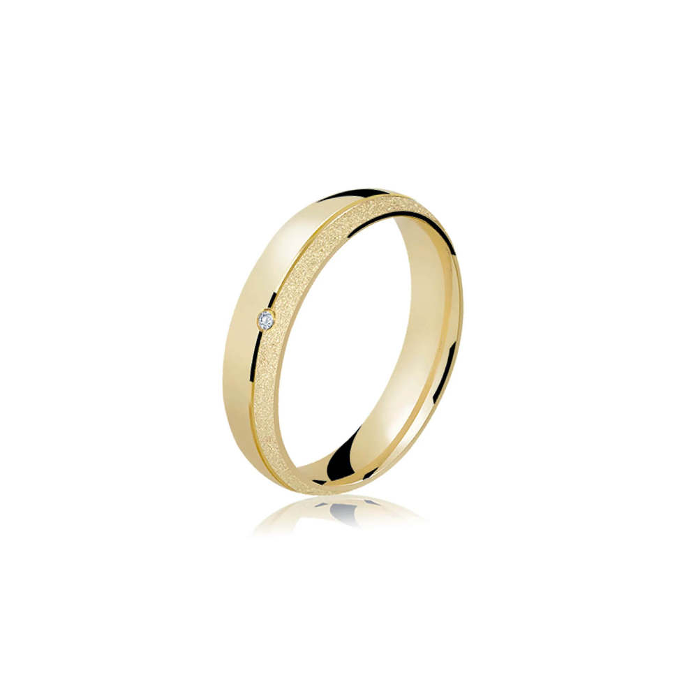 Aliança de Ouro Dalí Diamond