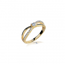 Anel de Ouro Branca De Neve Diamond Anel de Ouro Branca De Neve Diamond