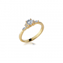 Anel de Ouro Cinderela Diamond Anel de Ouro Cinderela Diamond