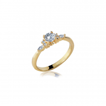 Anel de Ouro Cinderela Crystalis Colors