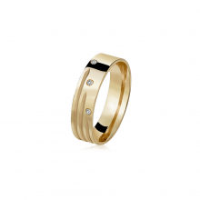 Aliança de Ouro Closer Diamond