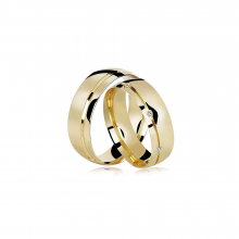 Par de Alianças de Ouro Lisboa Brilliant