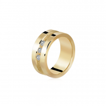 Aliança de Ouro Grandiose Diamond