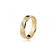 Aliança de Ouro Privilege Diamond Aliança de Ouro Privilege Diamond